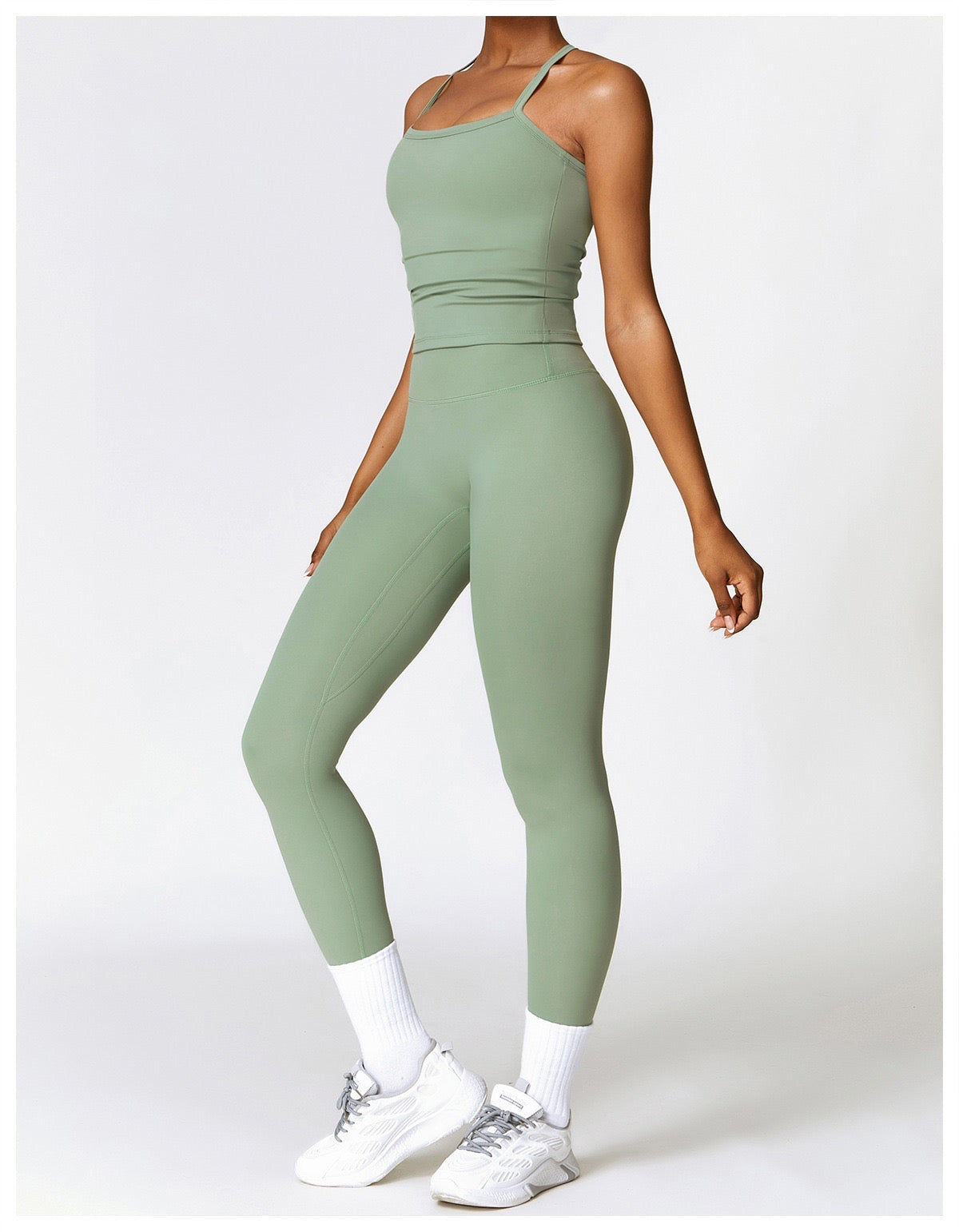 Pistachio Green Legging Bottoms
