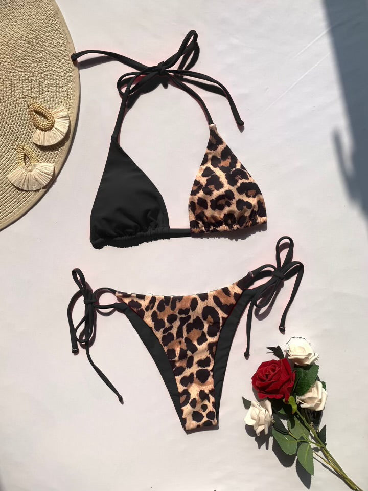 Half Cheetah 2 Piece Bikini Set