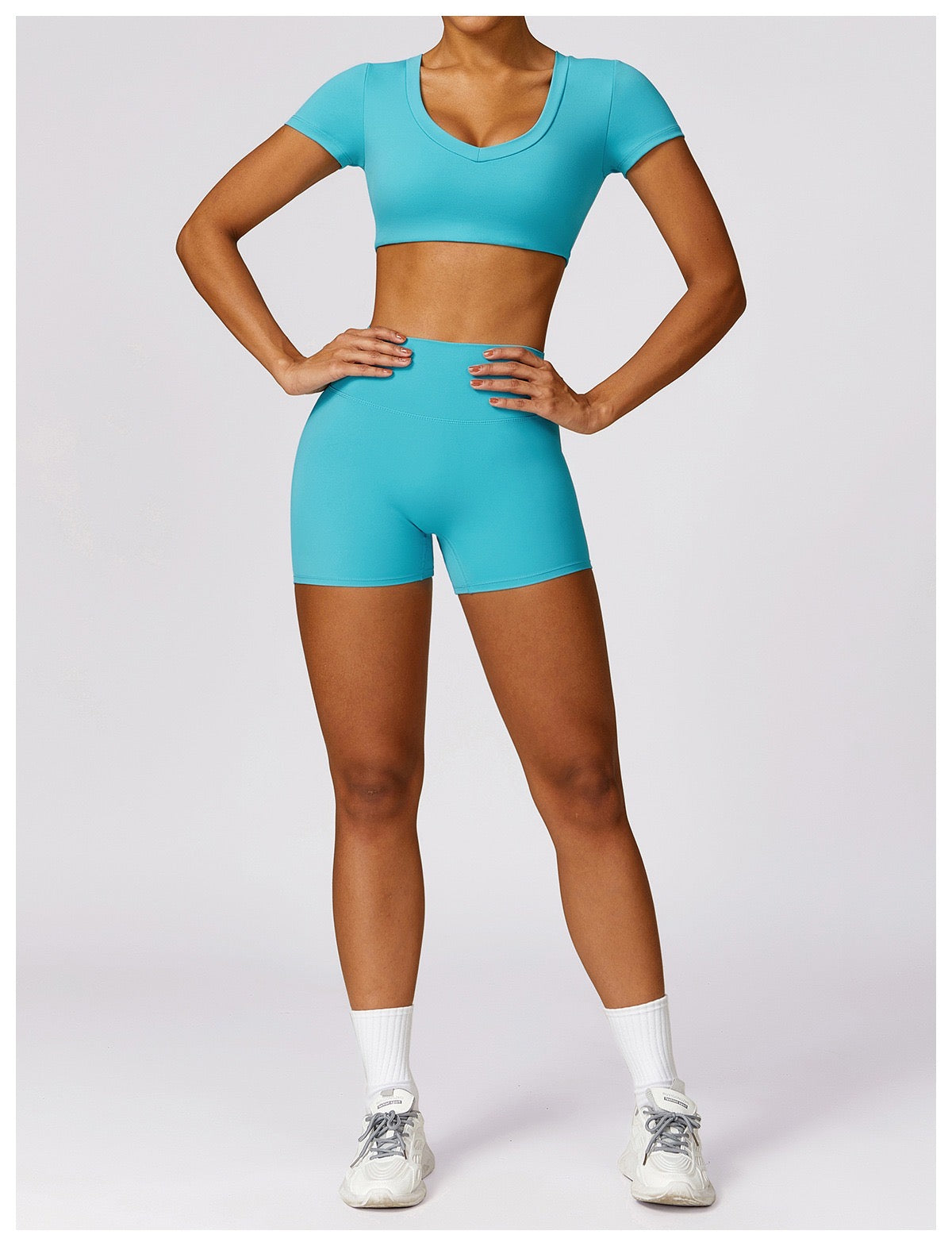 Turquoise Blue Butt lifting Bottoms
