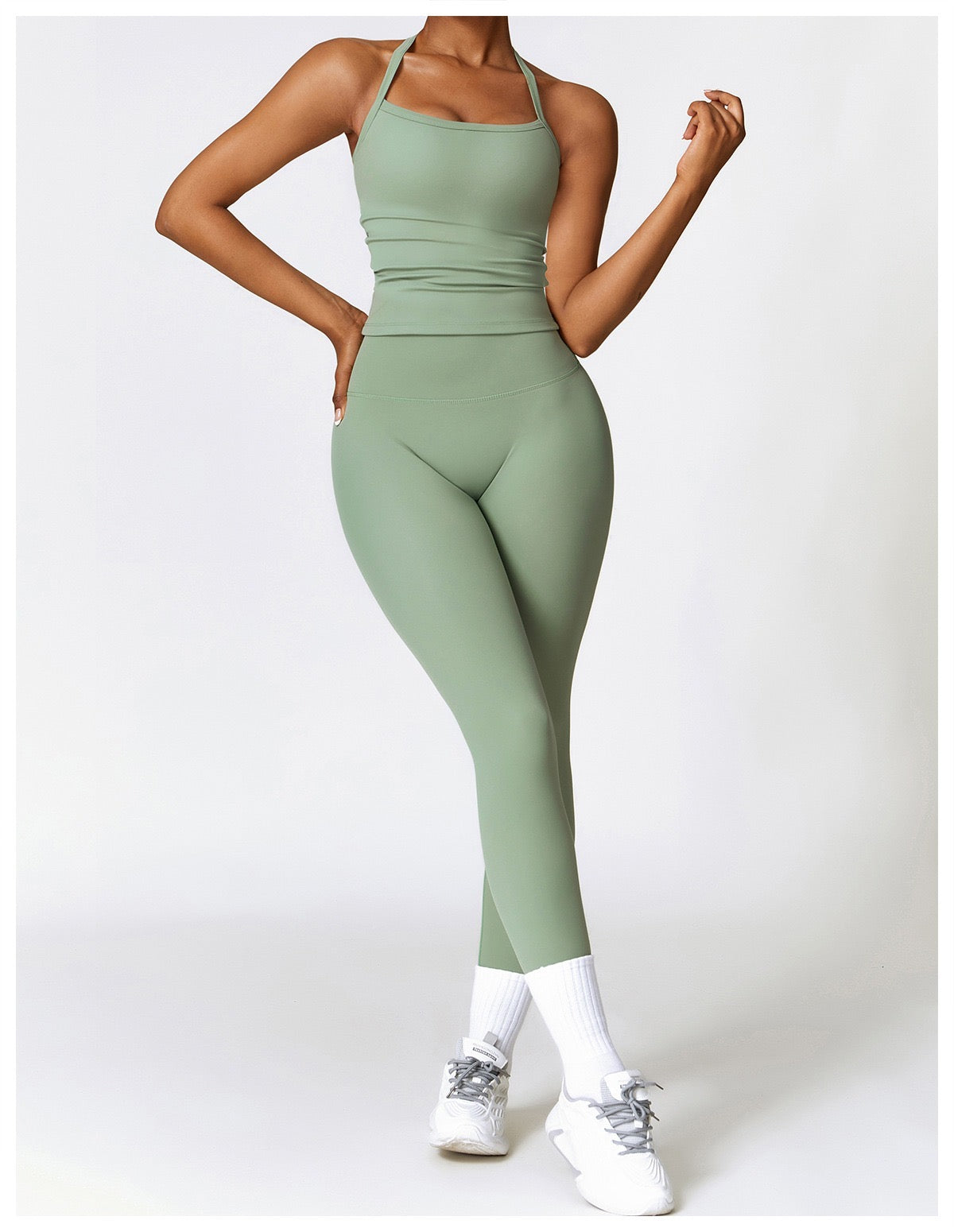 Pistachio Green Legging Bottoms